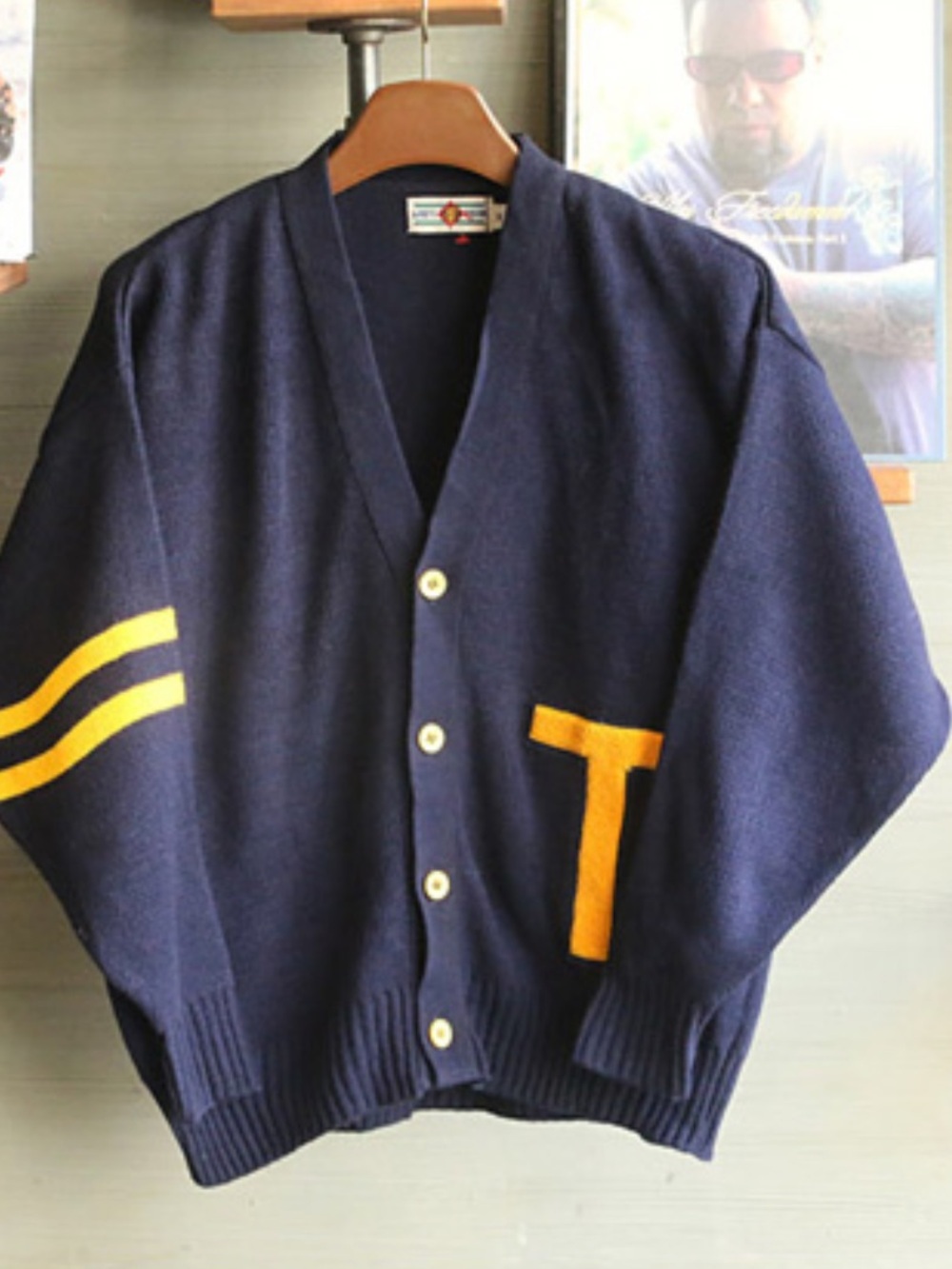 Lion’s Pride letterman cardigan mens XXL